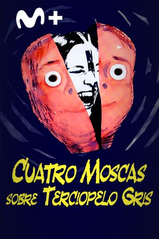 Cuatro moscas sobre terciopelo gris
