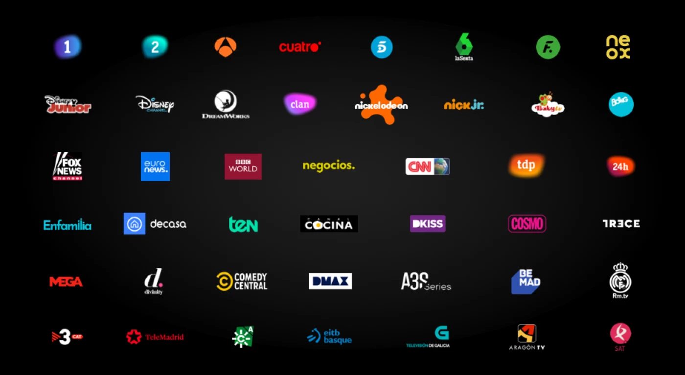 Canales en Movistar Plus+
