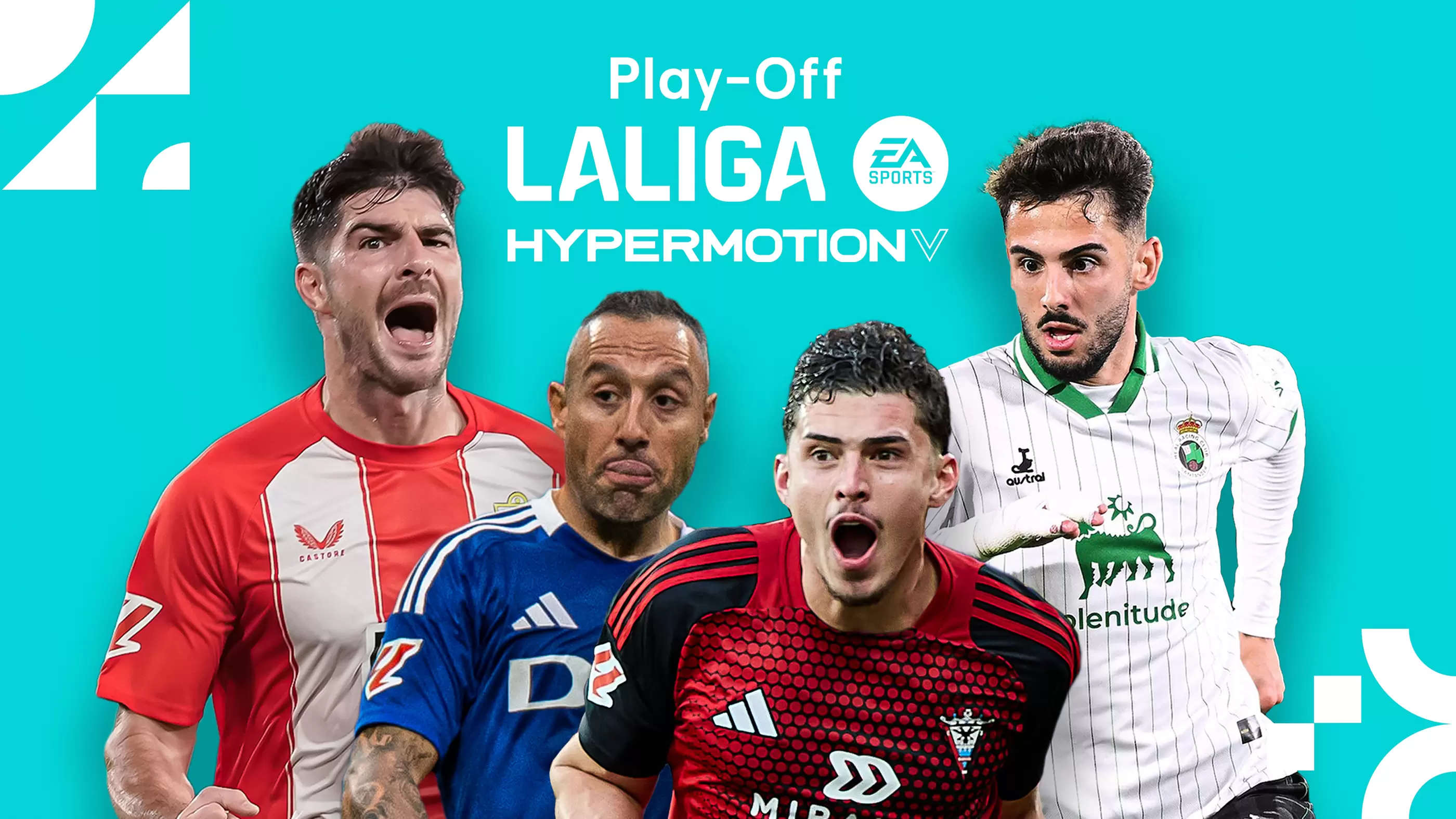 Fútbol · Playoff al completo LALIGA HYPERMOTION, del 7 al 21 de jun. en Movistar Plus+
