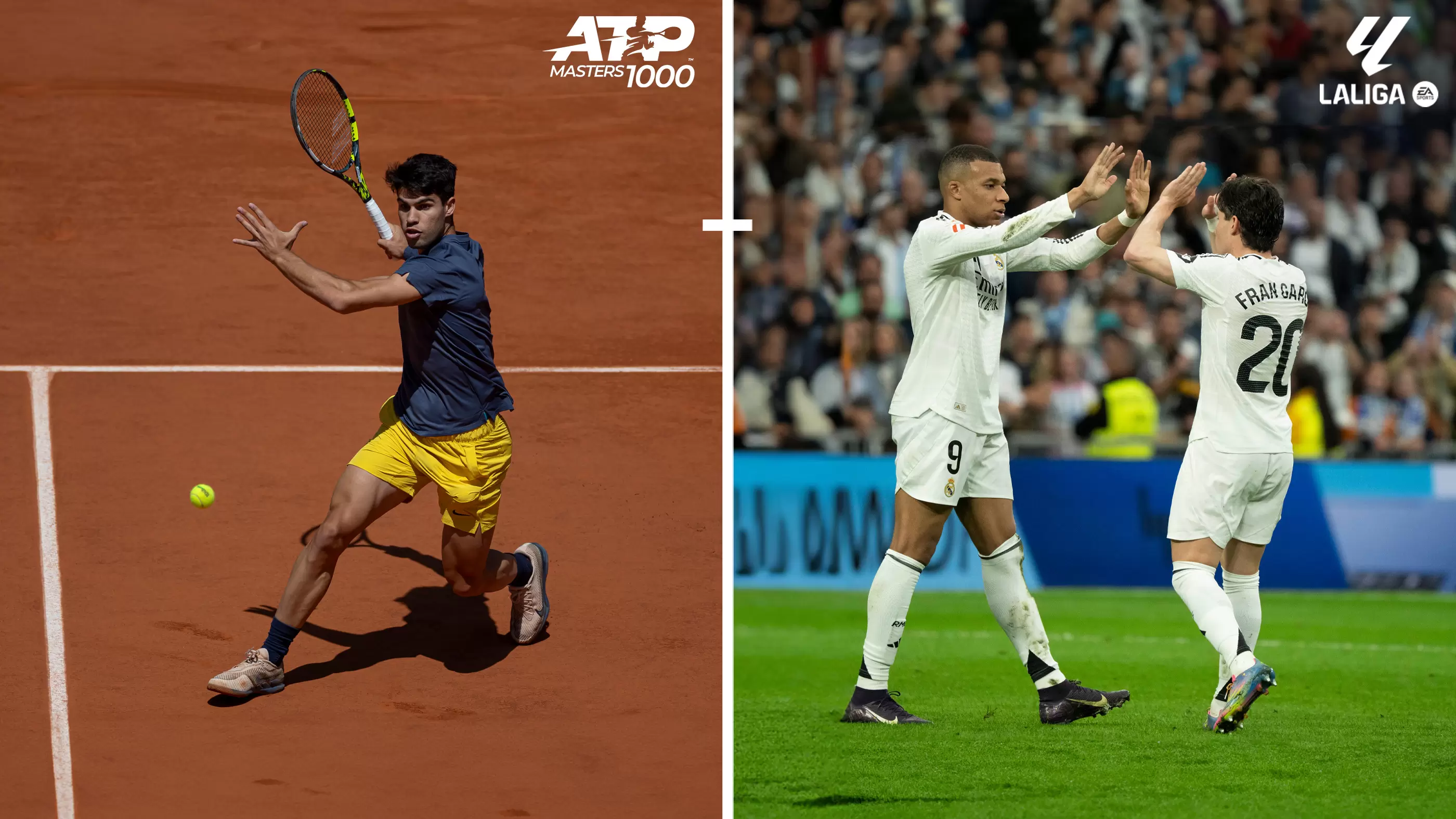 Tenis y LALIGA EA SPORTS, Alcaraz y Sevilla-Real Madrid, 18 may. en Movistar Plus+