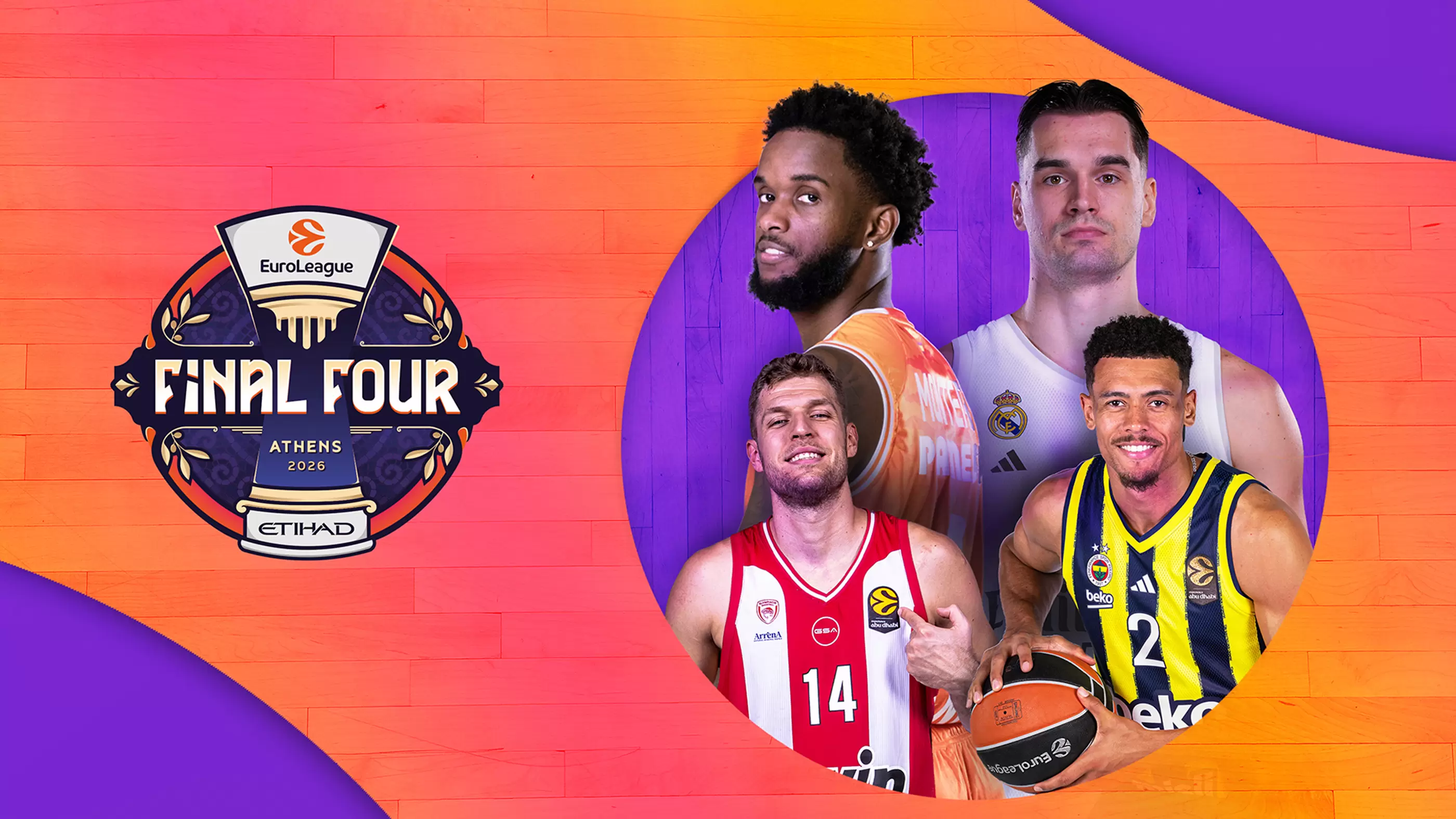 Final Four Euroliga al completo y en exclusiva, del 22 al 24 de may. en Movistar Plus