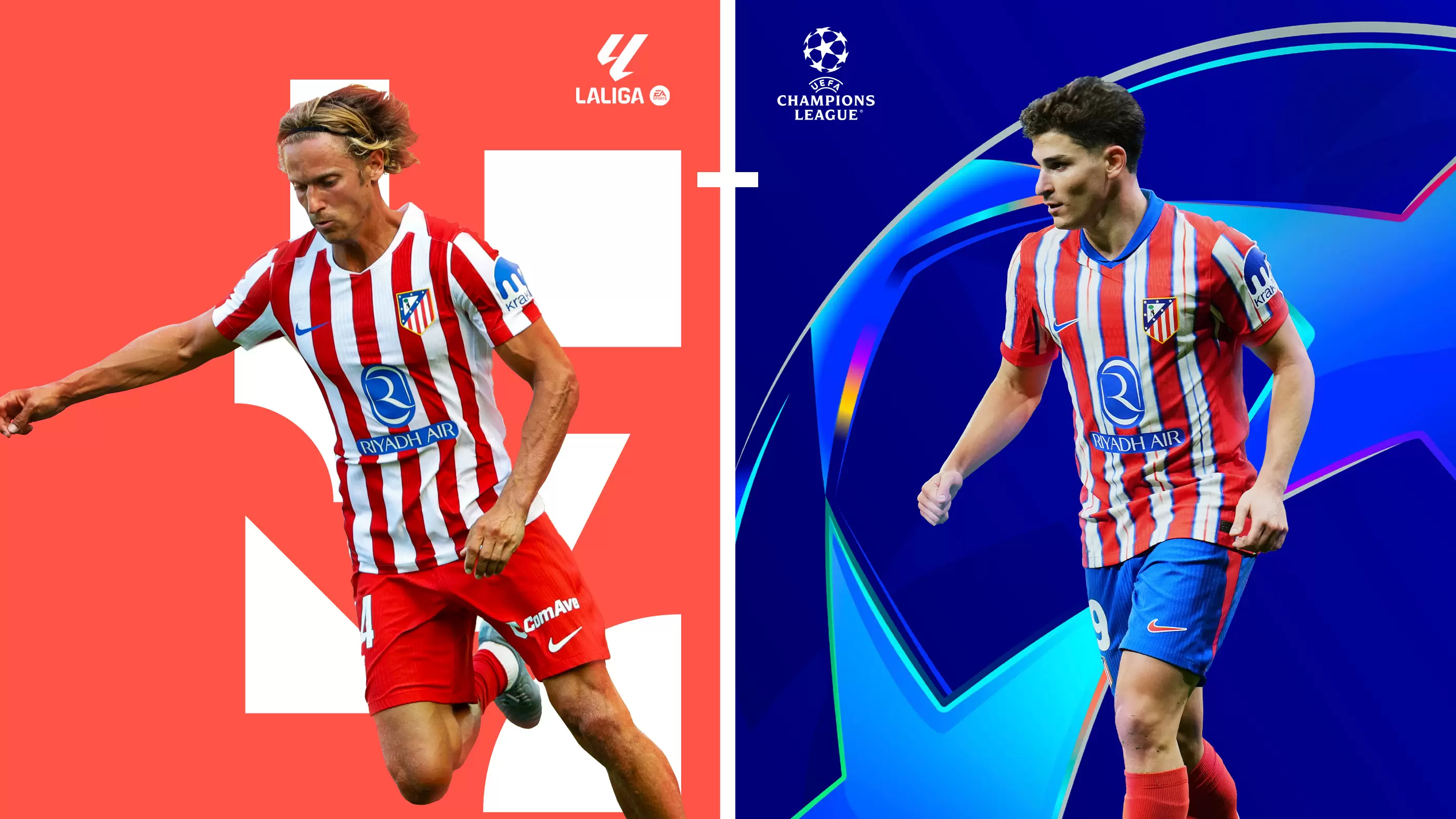 Fútbol · LALIGA EA SPORTS (At.Madrid-Villarreal, 13 sep) y Champions League (Liverpool-At.Madrid, 17 sep.) en Movistar Plus+