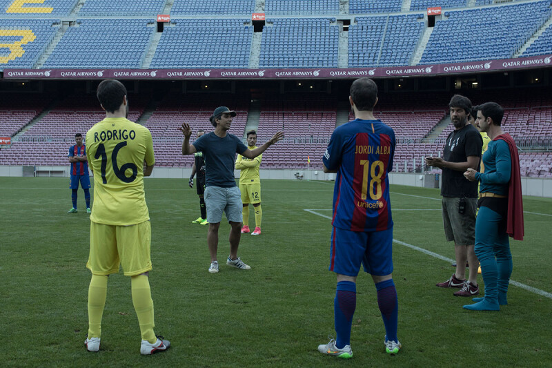 Superlópez - Rodaje en el Camp Nou