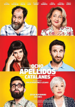 Ocho apellidos catalanes, cartel,Dani Rovira, Clara Lago, Karra Elejalde, Carmen Machi, Berto Romero, Rosa María Sardà, Belén Cuesta, cartel, Emilio Martínez Lázaro, secuela, Ocho apellidos vascos