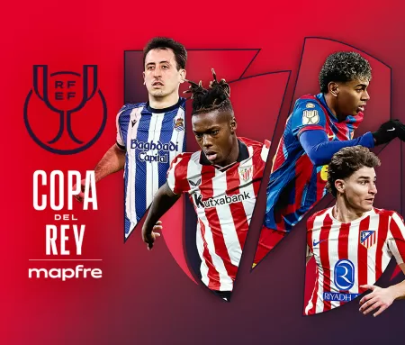 Copa del Rey · Real Sociedad-Athletic, 4 mar. en Movistar Plus+