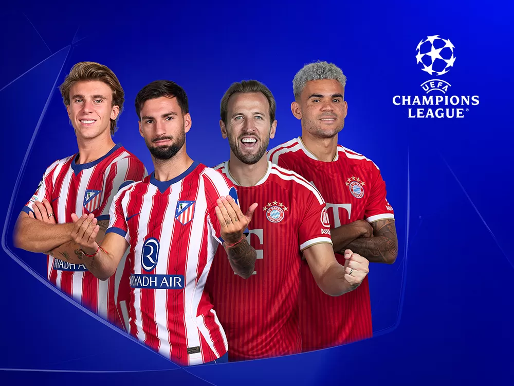 Champions League · At. Madrid-Bayern Múnich, 3 nov. en Movistar Plus
