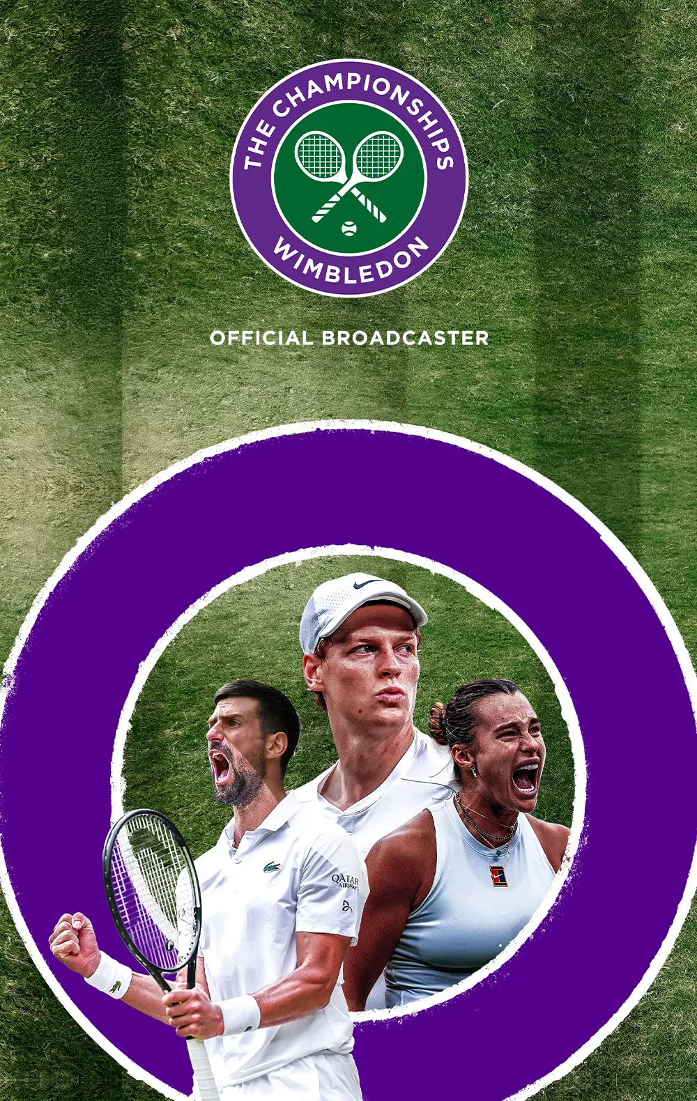 Tenis · Sinner-Djokovic en Wimbledon, el 10 de jul. en Movistar Plus