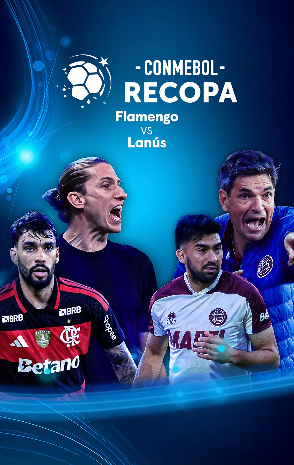 Recopa Sudamericana · Flamengo-Lanús, 27 feb. en Movistar Plus+