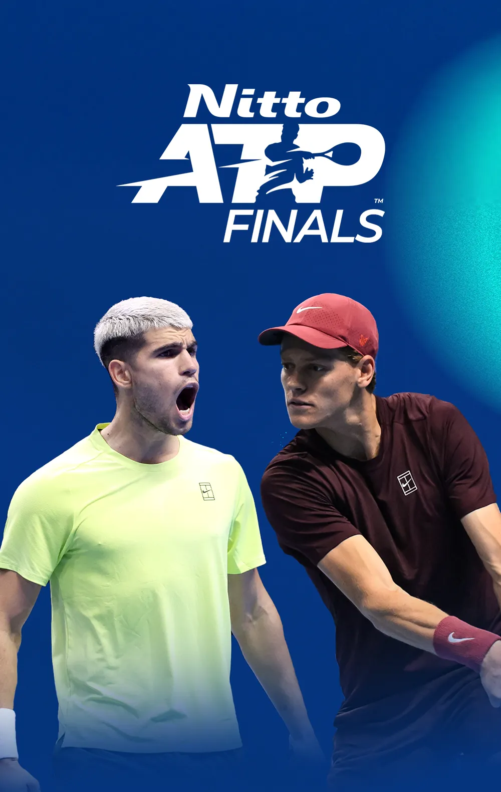 Tenis · Nitto ATP Finals, Alcaraz-Sinner, 16 nov. en Movistar Plus+