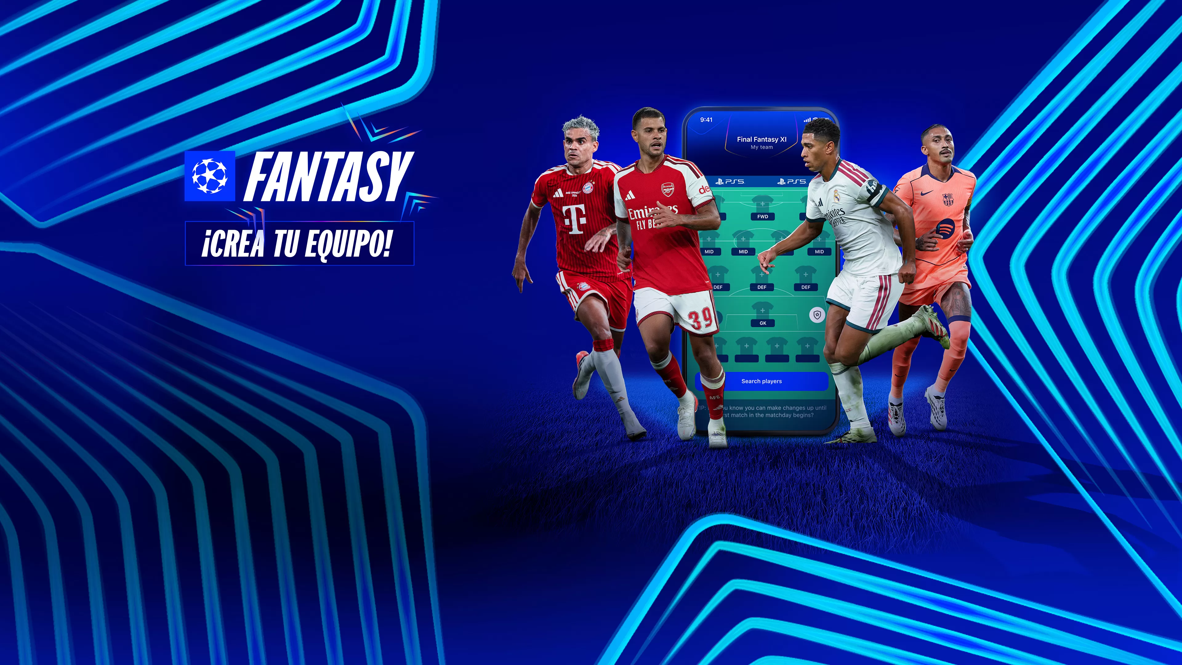 Equipo UCL Fantasy, en Movistar Plus