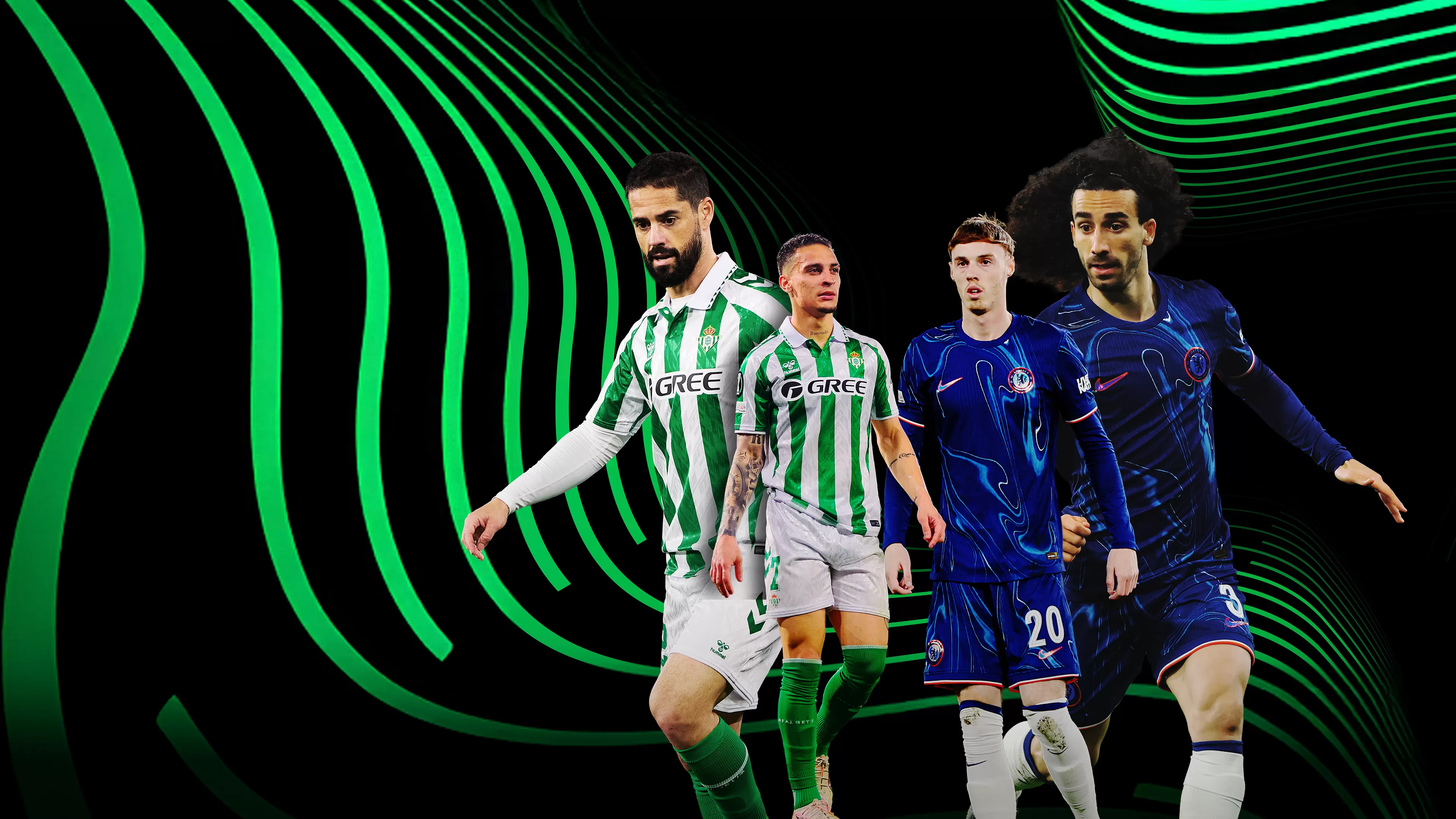 Fútbol · Final Conference League, Betis-Chelsea, 28 may. en Movistar Plus+