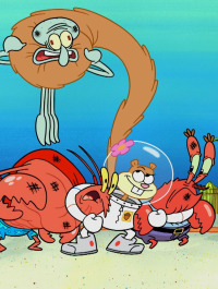 Bob Esponja. T11.  Episodio 41: Arenita y las medusas / El hilo suelto