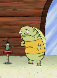 Bob Esponja. T11.  Episodio 2: El regreso de mancha / El chequeo