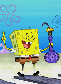 Bob Esponja. T11.  Episodio 3: Frota la botella / Hay una esponja en mi sopa