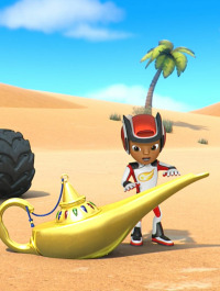 Blaze y los Monster Machines. T4.  Episodio 18: Blaze y el genio mágico