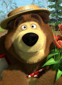 Masha y el Oso. T1.  Episodio 7: Llega la primavera para Oso