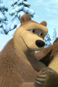 Masha y el Oso. T1.  Episodio 10: Vacaciones sobre hielo