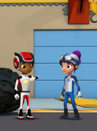 Blaze y los Monster Machines. T3.  Episodio 8: ¡Equipo Grúa!