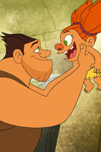 El amanecer de los Croods. T1.  Episodio 1: Un Día Con La Abu