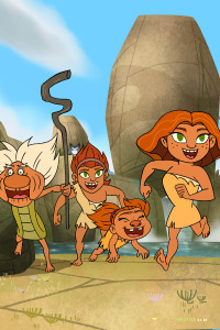 El amanecer de los Croods. T1.  Episodio 3: El Verano Cálido Y Húmedo De Valle De Ahhh / Grug Contra La Luna