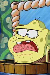 Bob Esponja  Single Story. T11.  Episodio 1: La esponja de las cavernas