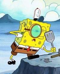 Bob Esponja. T13.  Episodio 23: Espátula de los cielos / La casita de juegos de Gary