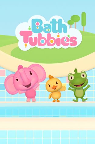 Bath Tubbies. T(T1). Bath Tubbies (T1): Sombrero de tortuga / Bañera de juguetes / Arcoíris de burbujas