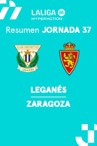 Jornada 37. Jornada 37: Leganés - Zaragoza