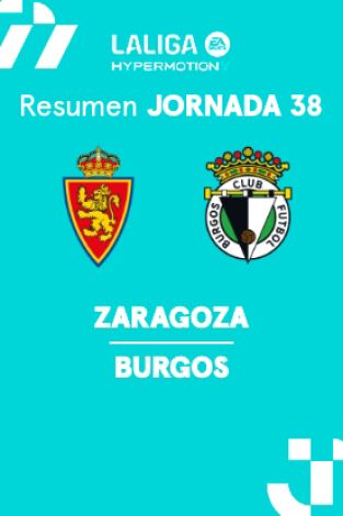 Jornada 38. Jornada 38: Zaragoza - Burgos
