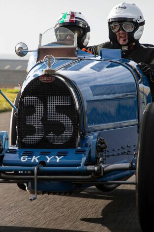 Three Men Four Wheels. Three Men Four Wheels: Bugatti T35