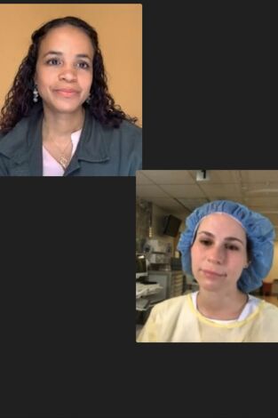 Oprah habla sobre el COVID-19. T(T1). Oprah habla sobre... (T1): Emily Fawcett, Xenia Greene e Idara Inokon