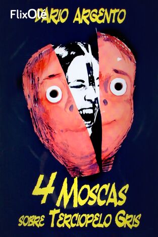 Cuatro moscas sobre terciopelo gris
