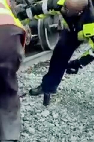 Alaska en tren. Alaska en tren: Rescate en el hielo