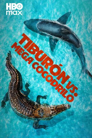 Tiburón vs. mega cocodrilo