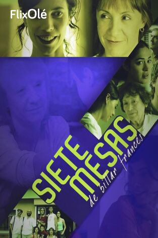 Siete mesas de billar francés