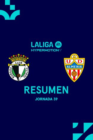 Jornada 39. Jornada 39: Burgos - Almería