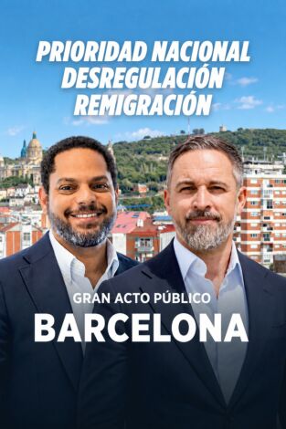 Acto de VOX en Barcelona: prioridad nacional, desregulación y migración