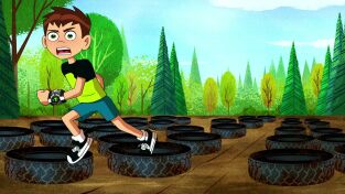 Ben 10. T(T4). Ben 10 (T4): La carrera en el barro
