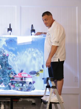 Acuarios XXL. Acuarios XXL: Un tanque para Kurt Busch