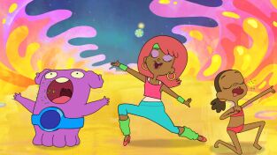 Home: Las aventuras de Tip y Oh. T(T1). Home: Las... (T1): Fiesta de pijamas/Actividad paranoide