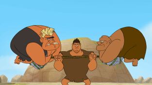 El amanecer de los Croods. T(T2). El amanecer de... (T2): Sigue la línea/Levantar pesos es lo más difícil