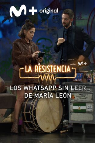 Lo + de las entrevistas de cine y televisión. T(T6). Lo + de las... (T6): Los whatsapp de María León - 2.5.2023