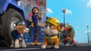 Equipo Rubble. T(T1). Equipo Rubble (T1): El equipo construye una tienda de bicis / El equipo construye una superbañera