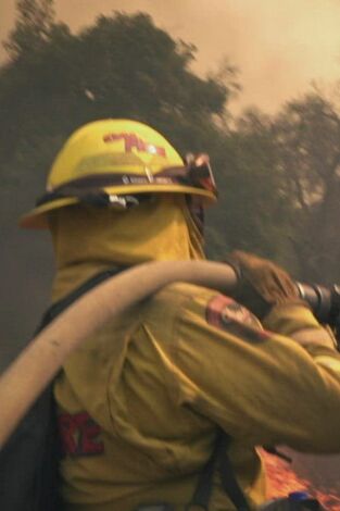 Bomberos de California. Bomberos de...: Montaña en llamas