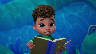 Disney Junior Ariel Single Story. T(T1). Disney Junior... (T1): El valiente Goby