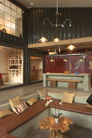 Mi casa es un contenedor. T(T1). Mi casa es un... (T1): Casa contenedor chic e industrial