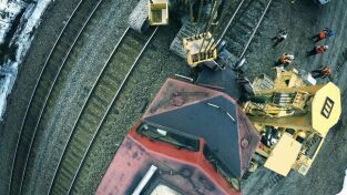 Las Montañas Rocosas en tren. Las Montañas Rocosas...: Tormenta perfecta