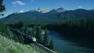 Las Montañas Rocosas en tren. Las Montañas Rocosas...: El viaje más largo
