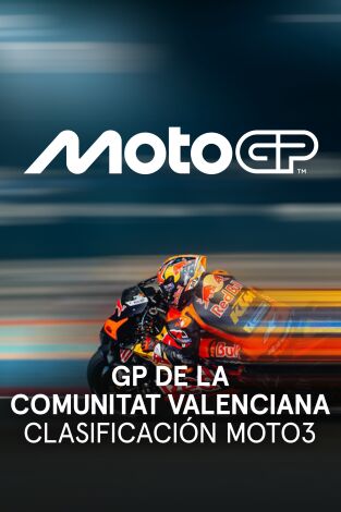 MotoGP - GP de la Comunitat Valenciana. T(2025). MotoGP - GP de... (2025): Clasificación Moto3