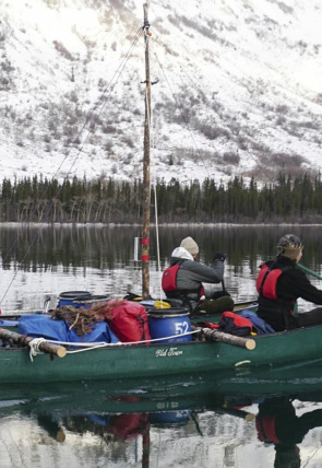 Póster de La ruta del oro con Parker Schnabel · La carrera contra el frío